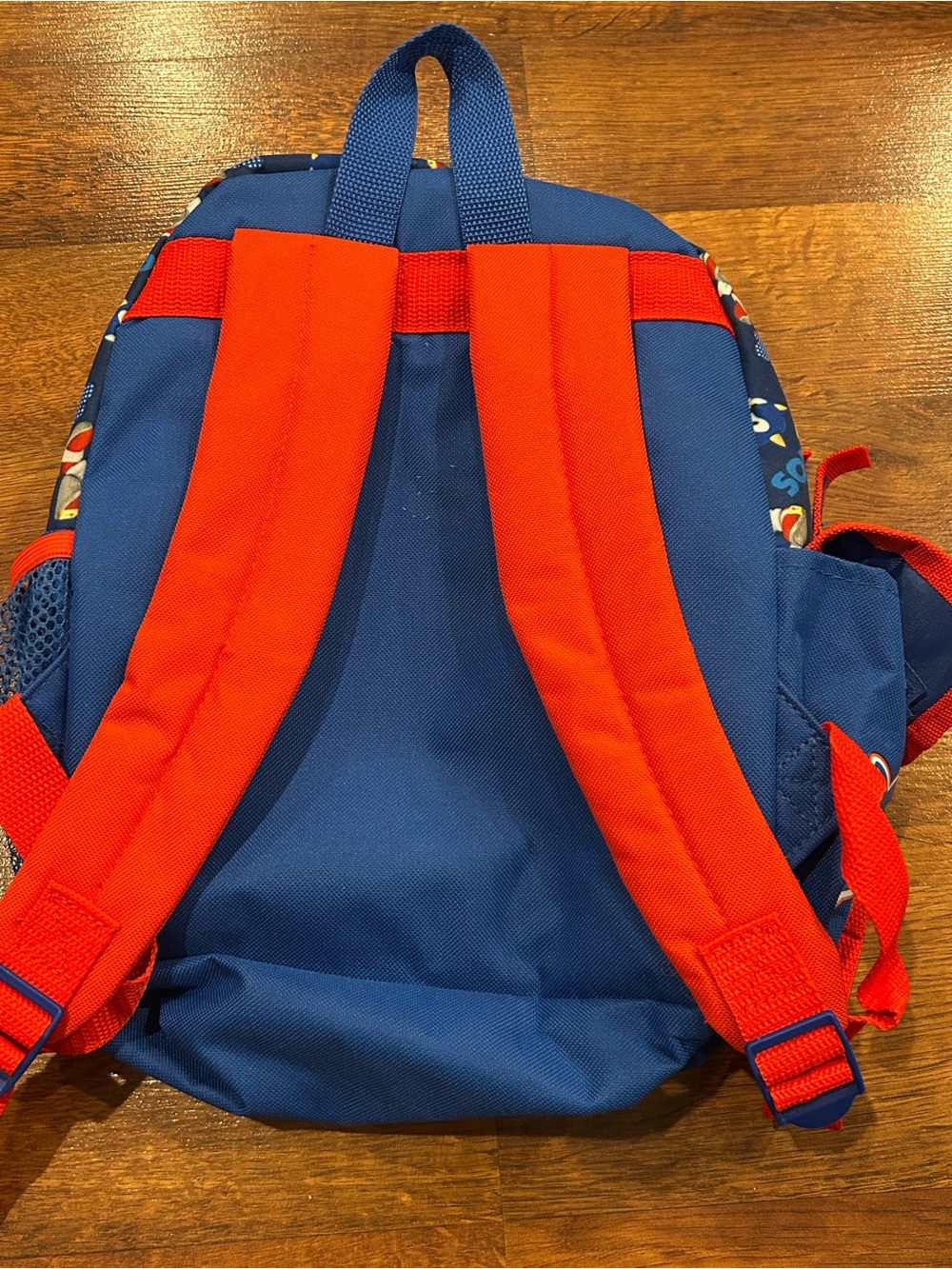 Sonic The Hedgehog Small Backpack 3-D Images Shadow Knuckles Tails 13” Preschool - Picture 2 of 7